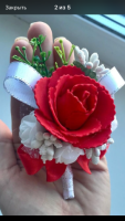 Свадебная бутоньерка