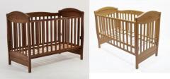 Babybett aus massivem buchenholz. Sonderangebot - mit zustellung.