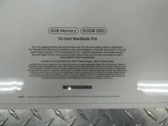 Apple macbook pro 13in 512gb ssd, m1, 8gb
