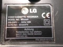 Vodeo cassette recorder  lg model bd200p