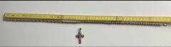 Gold kette und kreuz