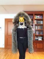 Парка на меху зимняя