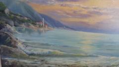 Bild "Abend am Meer"