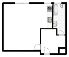 Квартира в Berlin - Schmargendorf  € 125.000.  34 м².  Комнат 1