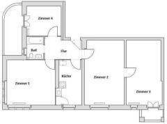 Квартира в Berlin-Steglitz  € 249.970.  93 м². Количество комнат 4